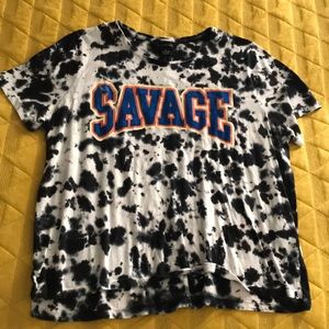 “savage” tee